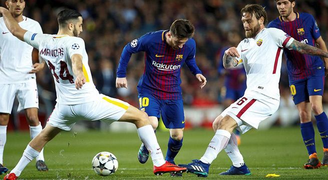 Barcelona vs. Roma por cuartos de final de Champions League