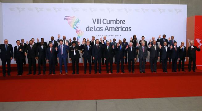 Jefes de Estado y de Gobierno participan en foto oficial de Cumbre de las Américas