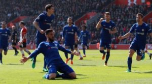 Chelsea volteó el partido al Southampton en nueve minutos