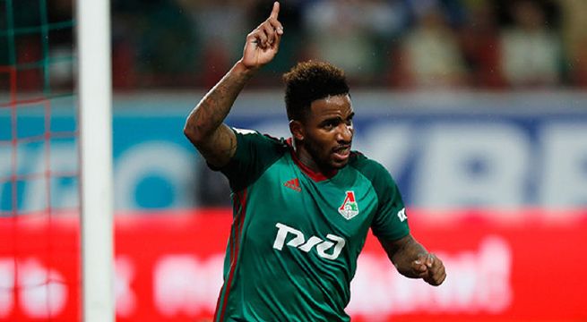 Jefferson Farfán marcó tremendo golazo de tiro libre con el Lokomotiv