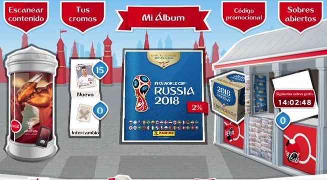Panini: más de 80 códigos para llenar tu álbum virtual de Rusia 2018