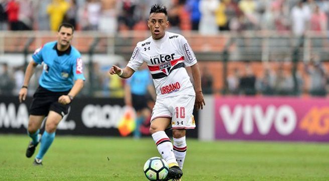 (Video) Christian Cueva volvió al equipo titular del Sao Paulo con una asistencia