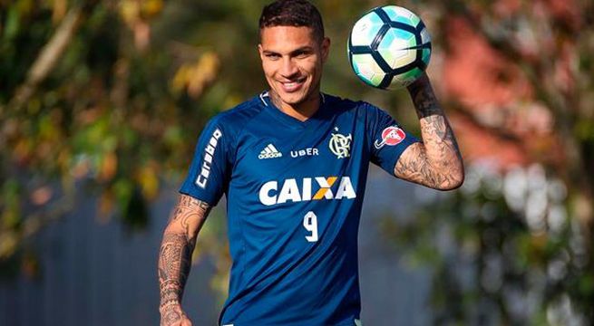 Paolo Guerrero entrenó frente a toda la hinchada del Flamengo