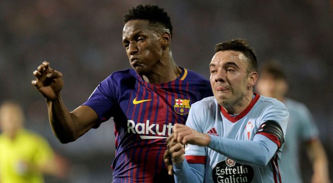 ¡Terrible! Yerry Mina fue víctima de insultos racistas por parte de Iago Aspas