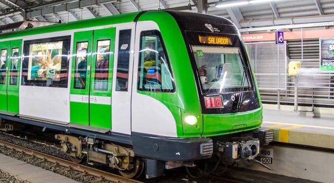 Metro de Lima: servicio se reanudará a partir de las 6 de la tarde