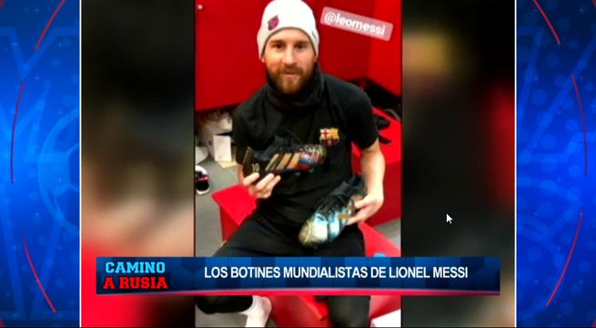 Los botines mundialistas de Lionel Messi