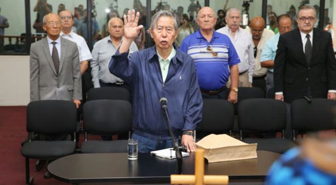 Alberto Fujimori: «ratifico mi arraigo aquí en el Perú»