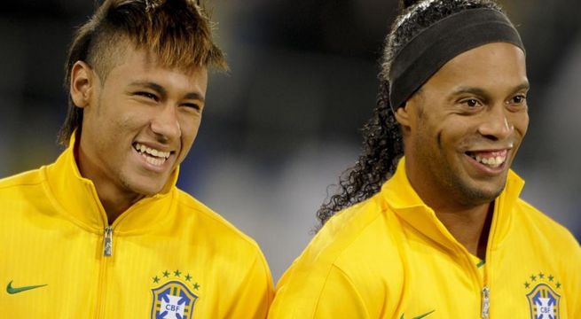 Ronaldinho vaticina suerte de Neymar y de Brasil en Rusia 2018