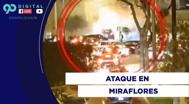 90 Digital: terror en Miraflores tras agresión a Eymi Ágreda en un bus
