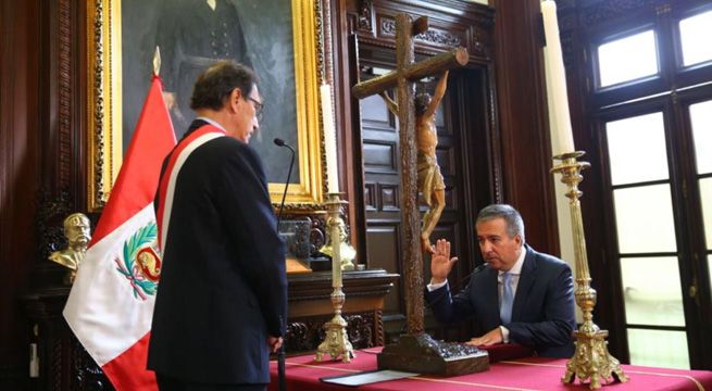 Presidente tomó juramento a Raúl Pérez-Reyes como ministro de Producción