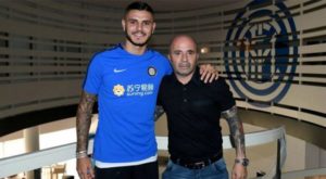 Sampaoli se reunió con Mauro Icardi en Italia