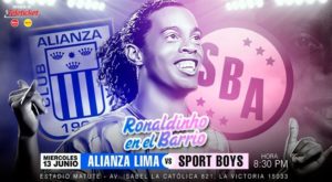 Ronaldinho regresa al Perú para enfrentar a Alianza Lima y Sport Boys