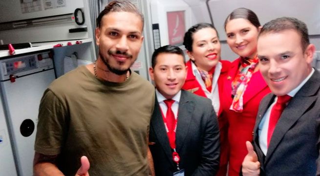 Paolo Guerrero: el emotivo detalle de la aerolínea en su regreso a Lima