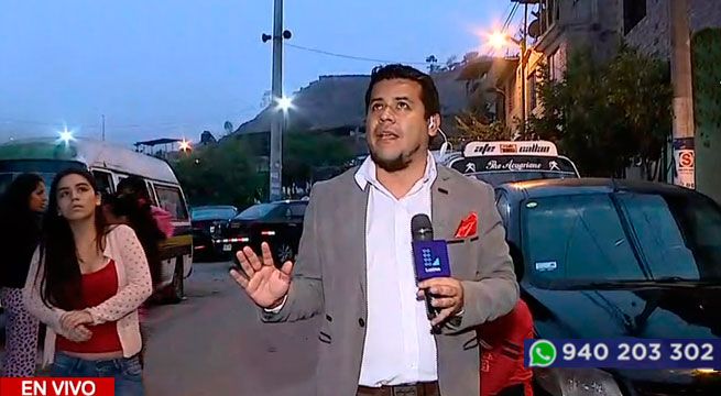 Sismo en Lima sorprendió al equipo de Latina Noticias en plena cobertura en vivo