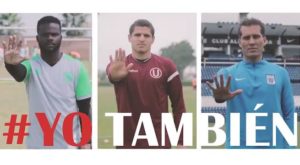 Futbolistas del Descentralizado se unieron a campaña en contra de la violencia contra la mujer