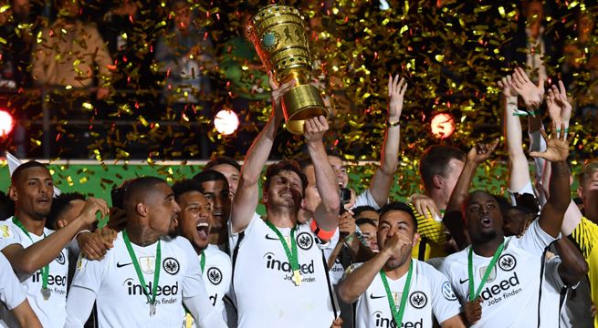 Eintracht Frankfurt se corona campeón de la Copa de Alemania