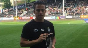 Cristian Benavente fue elegido el mejor jugador de la temporada en el Sporting Charleroi