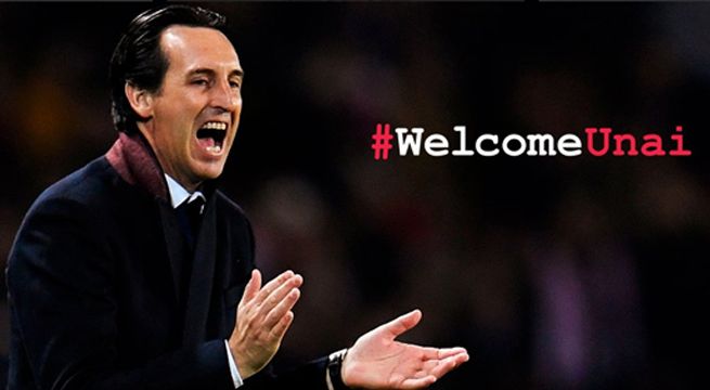 Unai Emery es el nuevo director técnico del Arsenal