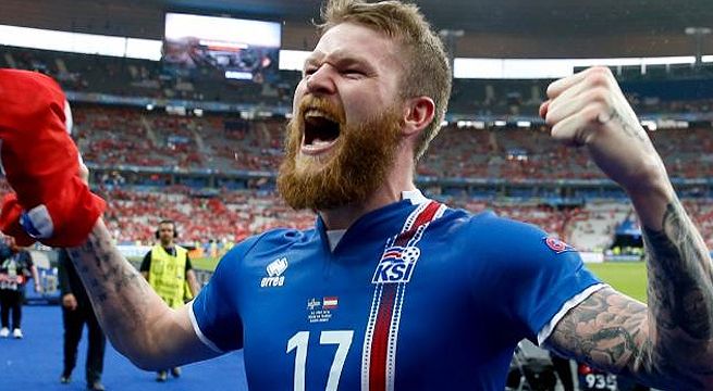 Rusia 2018: capitán de Islandia y su tatuaje de ‘guerra’ para el Mundial