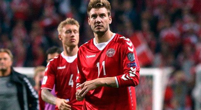 Rusia 2018: Dinamarca no podrá contar con Nicklas Bendtner por lesión