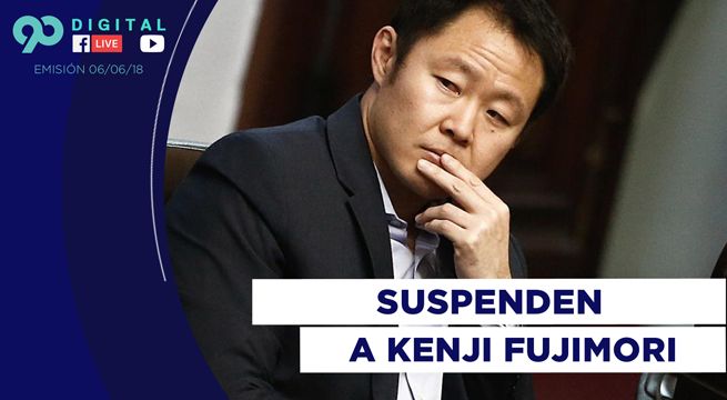 90 Digital: Kenji Fujimori fue suspendido del Congreso