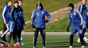 Argentina cierra su estadía en Barcelona con entrenamiento y viaje a Rusia