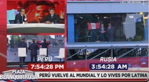 Latina: el único medio transmitiendo en vivo durante el amanecer ruso