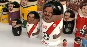 Rusia 2018: elaboran matrioshkas con jugadores de la Selección Peruana