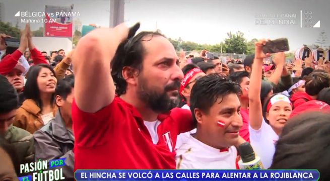Pasión por el fútbol: Así se vivió en Lima la previa del Perú vs. Dinamarca