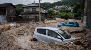 Japón: 100 muertos por fuertes lluvias en el oeste