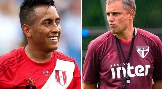 Técnico del Sao Paulo sobre Christian Cueva: «Se irá pronto por una oferta importante»