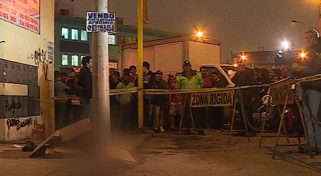 Transeúnte murió por bala perdida en el Cercado de Lima
