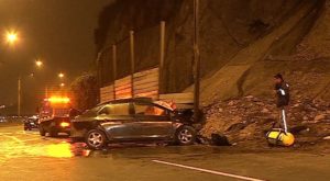 Barranco: taxista muere al chocar contra muro en la Costa Verde