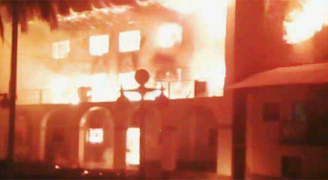 Devastador incendio destruye almacén en Trujillo