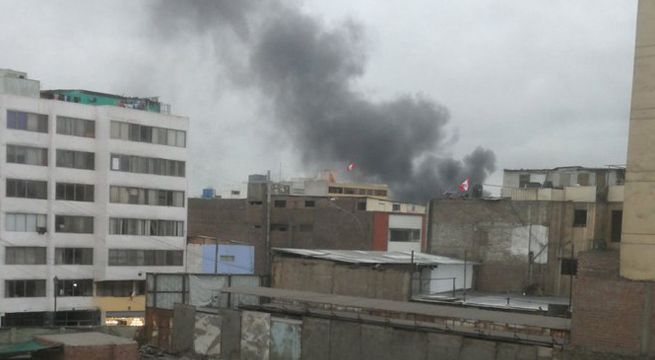 La Victoria: reportan incendio cerca de la avenida 28 de Julio