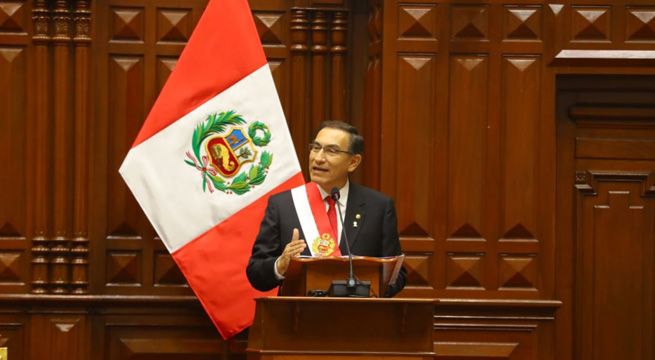 Presidente Vizcarra: «Hemos dado un nuevo golpe a la corrupción»