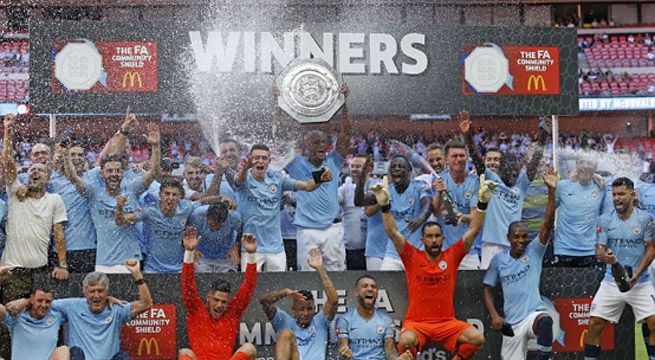 Manchester City consiguió su primer título de la temporada