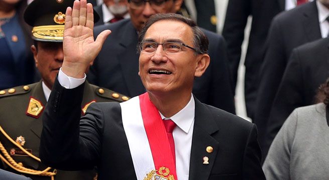 Popularidad de Vizcarra se recupera tras anuncio de reforma judicial y política