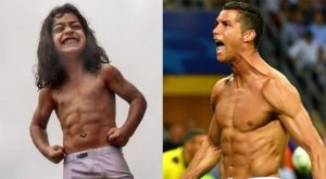 Un crack: Niño de 5 años sorprende con físico y habilidades a lo Cristiano Ronaldo