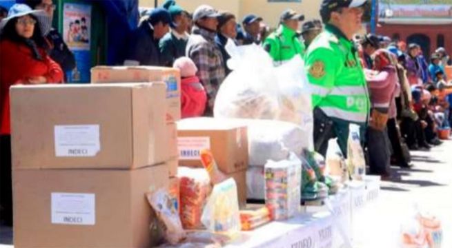 Junín: Gobierno Regional entrega ayuda humanitaria a afectados por bajas temperaturas