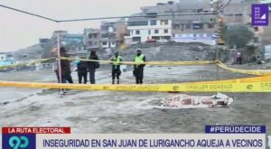 San Juan de Lurigancho: inseguridad en el distrito es el principal problema para vecinos