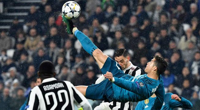 «Chalaca» de Cristiano Ronaldo ante Juventus gana el premio al Mejor Gol de la UEFA