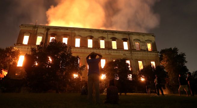 Brasil: así quedó el Museo Nacional de Río de Janeiro tras voraz incendio