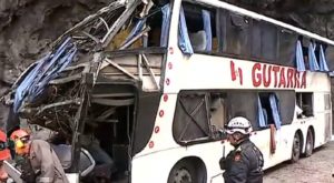 El drama de las víctimas del despiste de bus en la Carretera Central