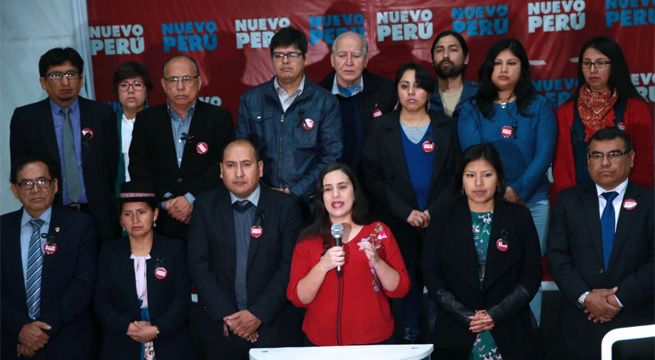 Verónika Mendoza: Nuevo Perú respaldará las reformas planteadas por el Ejecutivo