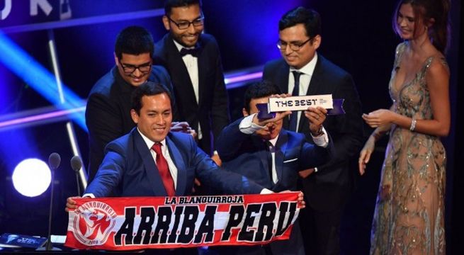 ¡Lo logramos!: La hinchada peruana ganó el premio The Best a la mejor afición