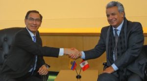 Martín Vizcarra sostuvo reuniones con presidentes de Ecuador y Colombia