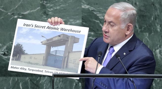 Israel acusa a Irán de ocultar material nuclear para programa de armas