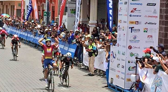 Alonso Gamero gana tercera etapa de la Vuelta a Ecuador