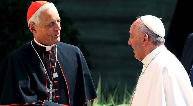 Papa Francisco acepta renuncia del prominente cardenal de Washington Donald Wuerl